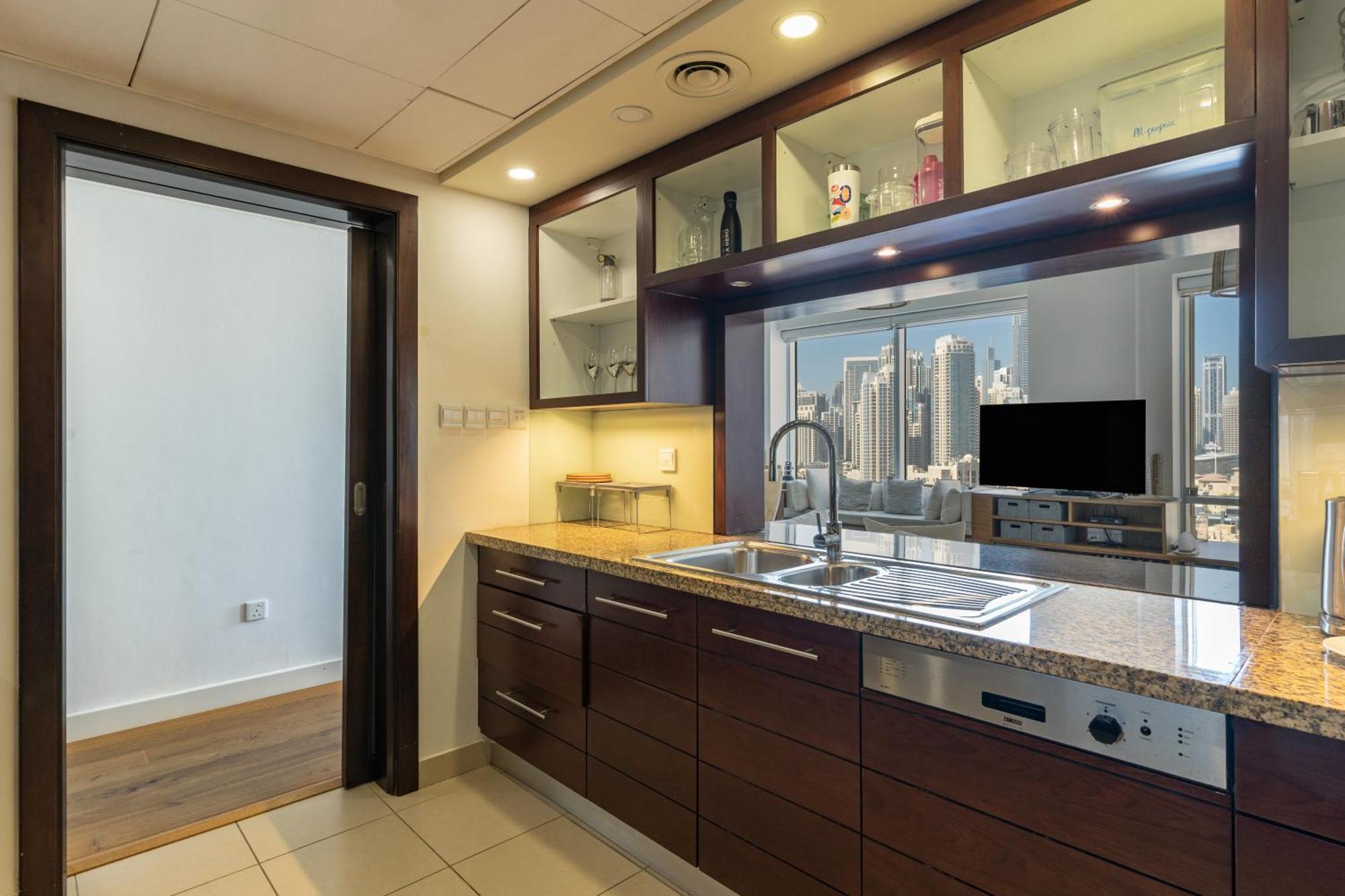 Chic 2Br Apartment, Prime Location Near Dubai Mall - Allsopp&Allsopp Extérieur photo